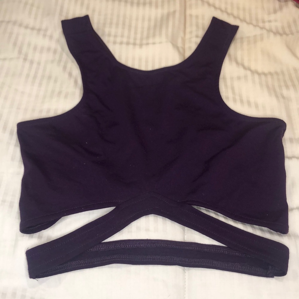 Tobi purple crop top